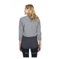 PK18A70HX Women's 100% Cashmere Colour Block V-Neck Pullover Sweater